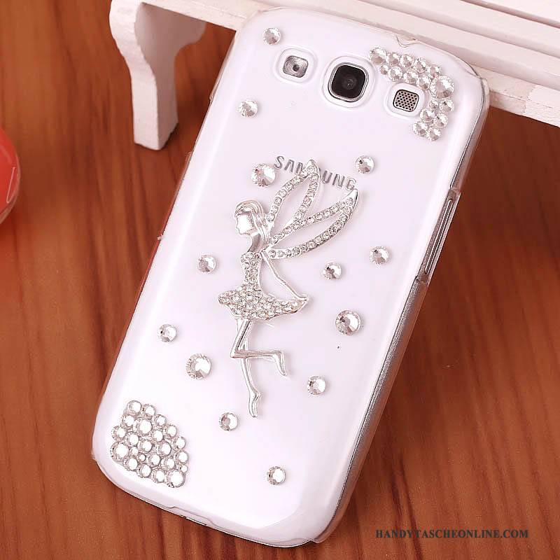 Hülle Samsung Galaxy S3 Strass Handyhüllen Lila, Case Samsung Galaxy S3 Schutz Schwer