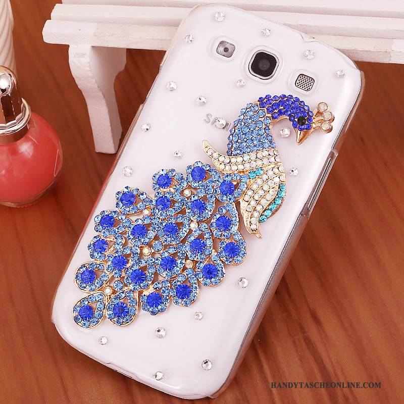 Hülle Samsung Galaxy S3 Strass Handyhüllen Lila, Case Samsung Galaxy S3 Schutz Schwer