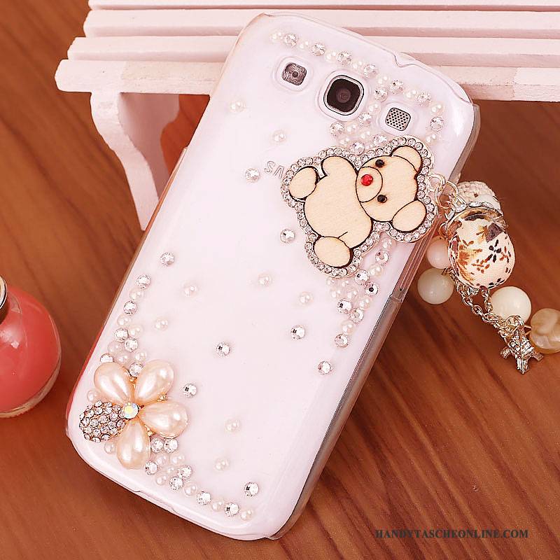 Hülle Samsung Galaxy S3 Strass Handyhüllen Lila, Case Samsung Galaxy S3 Schutz Schwer