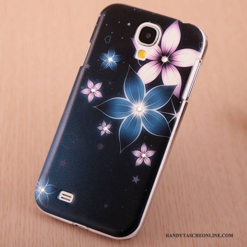 Hülle Samsung Galaxy S4 Gemalt Handyhüllen Lila, Case Samsung Galaxy S4 Strass