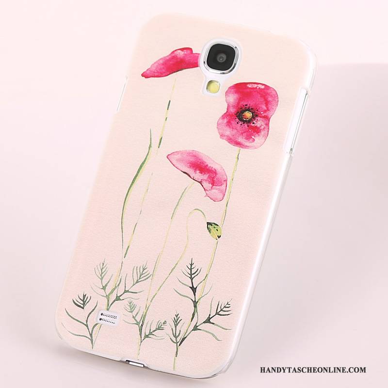 Hülle Samsung Galaxy S4 Gemalt Lila Handyhüllen, Case Samsung Galaxy S4 Schutz Schwer Nubuck