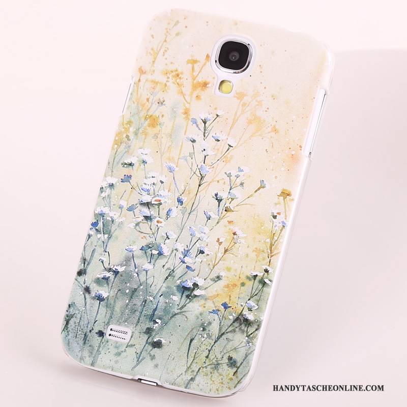 Hülle Samsung Galaxy S4 Gemalt Lila Handyhüllen, Case Samsung Galaxy S4 Schutz Schwer Nubuck