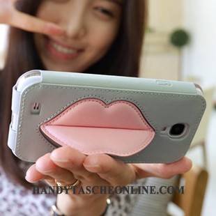 Hülle Samsung Galaxy S4 Lederhülle Nette Grün, Case Samsung Galaxy S4 Schutz Handyhüllen