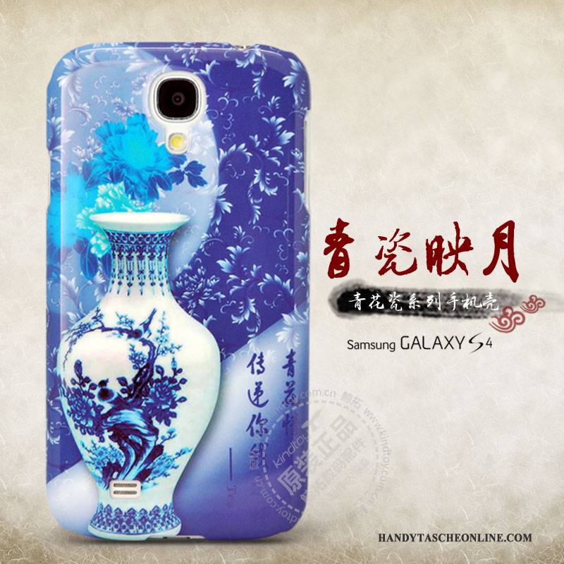 Hülle Samsung Galaxy S4 Schutz Blumen Neu, Case Samsung Galaxy S4 Handyhüllen Grün