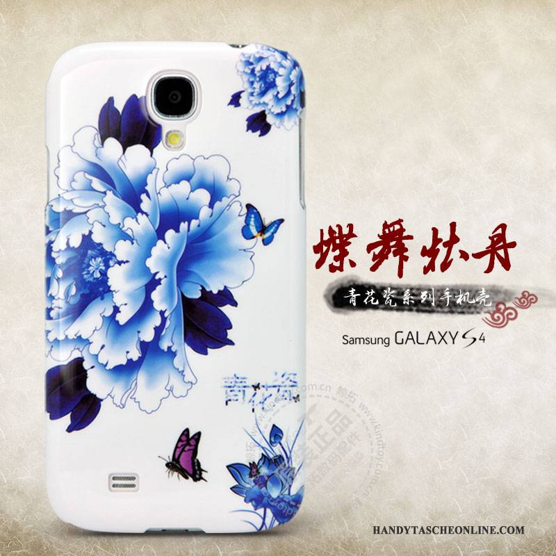 Hülle Samsung Galaxy S4 Schutz Blumen Neu, Case Samsung Galaxy S4 Handyhüllen Grün