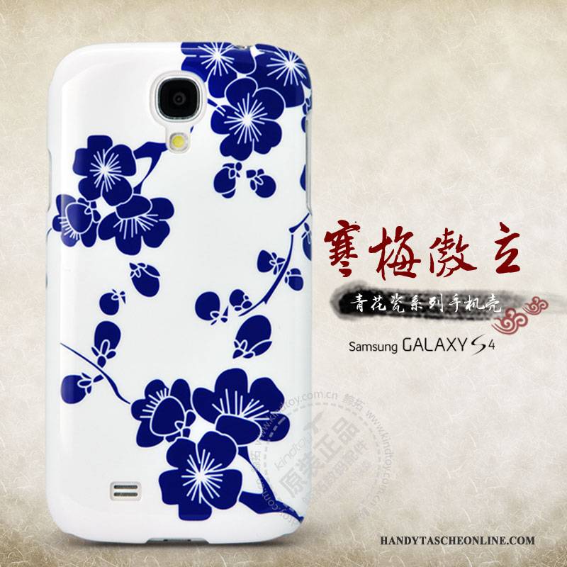 Hülle Samsung Galaxy S4 Schutz Blumen Neu, Case Samsung Galaxy S4 Handyhüllen Grün