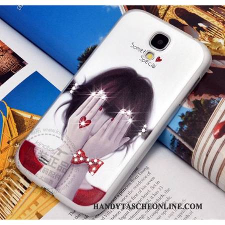 Hülle Samsung Galaxy S4 Schutz Handyhüllen Anti-sturz, Case Samsung Galaxy S4 Strass Grün Neu