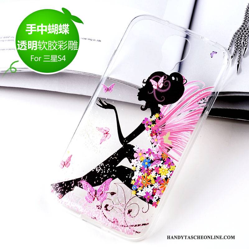 Hülle Samsung Galaxy S4 Schutz Handyhüllen Anti-sturz, Case Samsung Galaxy S4 Strass Grün Neu