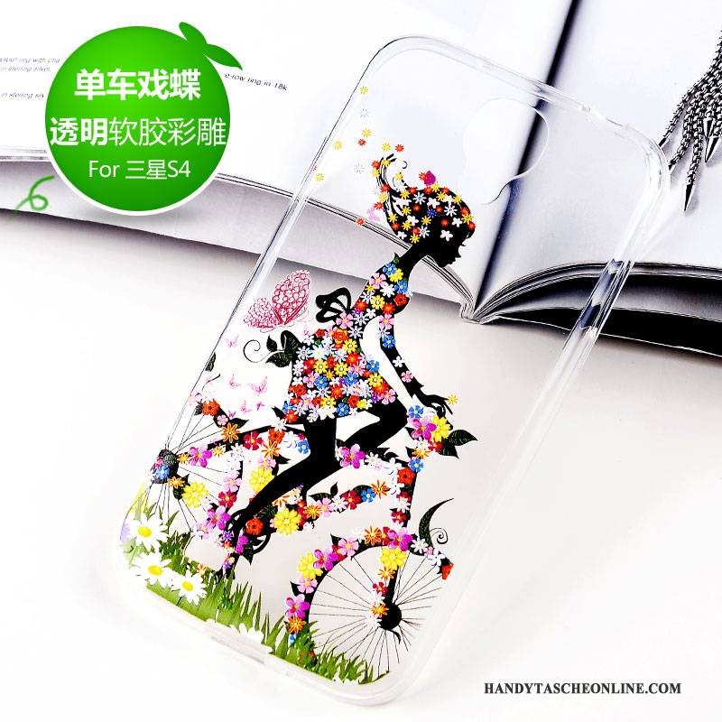 Hülle Samsung Galaxy S4 Schutz Handyhüllen Anti-sturz, Case Samsung Galaxy S4 Strass Grün Neu