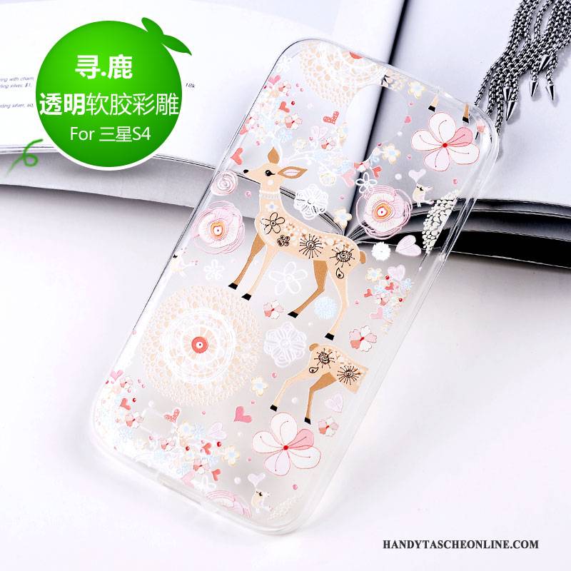 Hülle Samsung Galaxy S4 Schutz Handyhüllen Anti-sturz, Case Samsung Galaxy S4 Strass Grün Neu