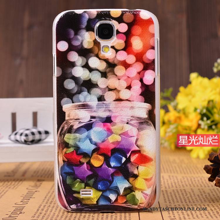 Hülle Samsung Galaxy S4 Schutz Rosa Muster, Case Samsung Galaxy S4 Leder Neu Handyhüllen