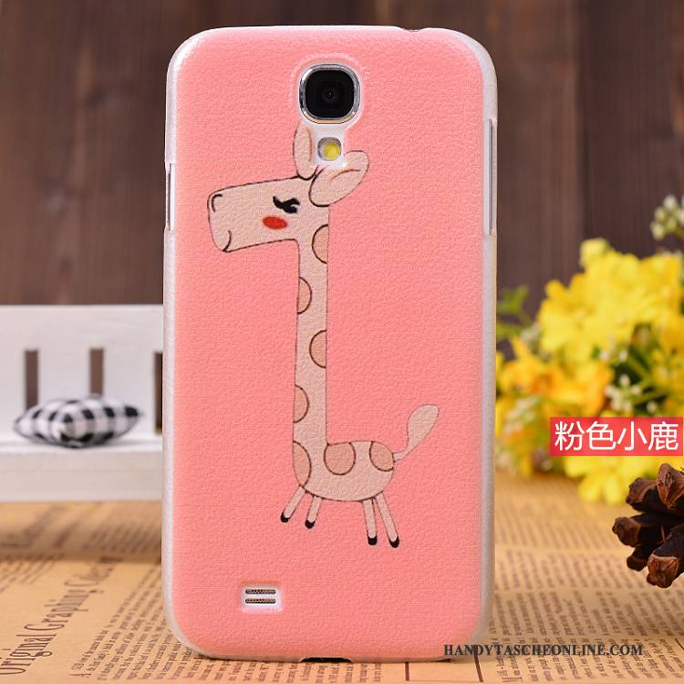 Hülle Samsung Galaxy S4 Schutz Rosa Muster, Case Samsung Galaxy S4 Leder Neu Handyhüllen