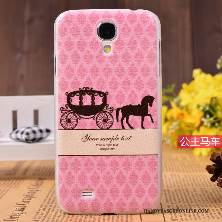 Hülle Samsung Galaxy S4 Schutz Rosa Muster, Case Samsung Galaxy S4 Leder Neu Handyhüllen