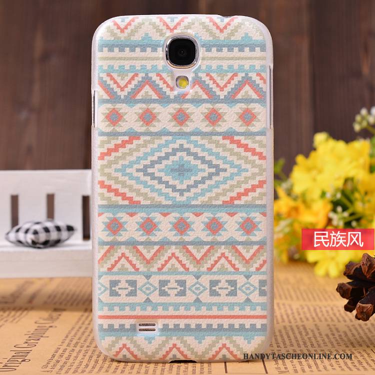 Hülle Samsung Galaxy S4 Schutz Rosa Muster, Case Samsung Galaxy S4 Leder Neu Handyhüllen