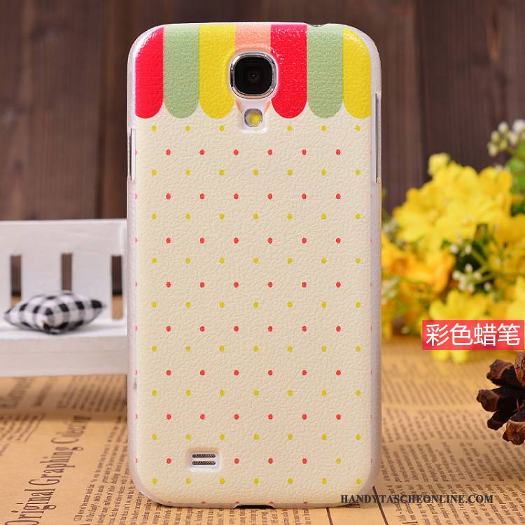 Hülle Samsung Galaxy S4 Schutz Rosa Muster, Case Samsung Galaxy S4 Leder Neu Handyhüllen