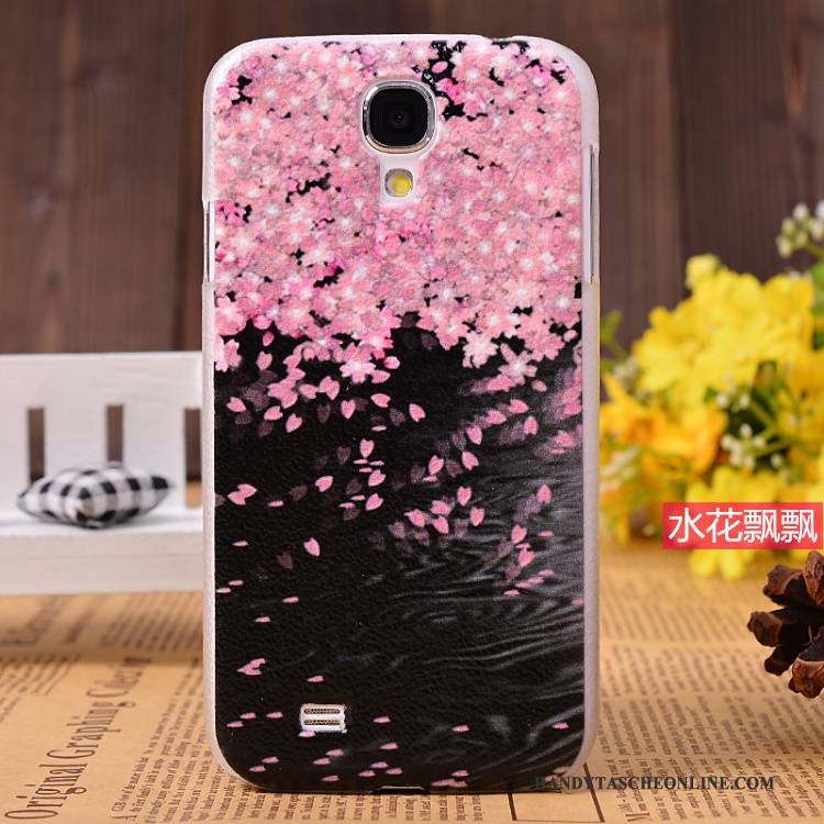 Hülle Samsung Galaxy S4 Schutz Rosa Muster, Case Samsung Galaxy S4 Leder Neu Handyhüllen