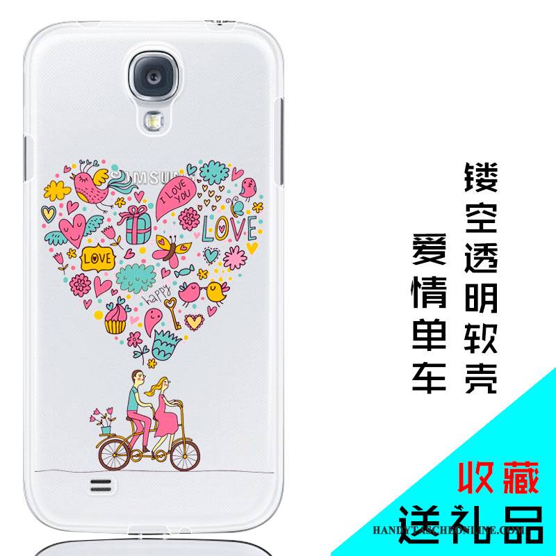 Hülle Samsung Galaxy S4 Silikon Handyhüllen Rosa, Case Samsung Galaxy S4 Weiche Hintere Abdeckung Transparent