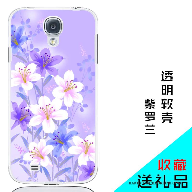 Hülle Samsung Galaxy S4 Silikon Handyhüllen Rosa, Case Samsung Galaxy S4 Weiche Hintere Abdeckung Transparent