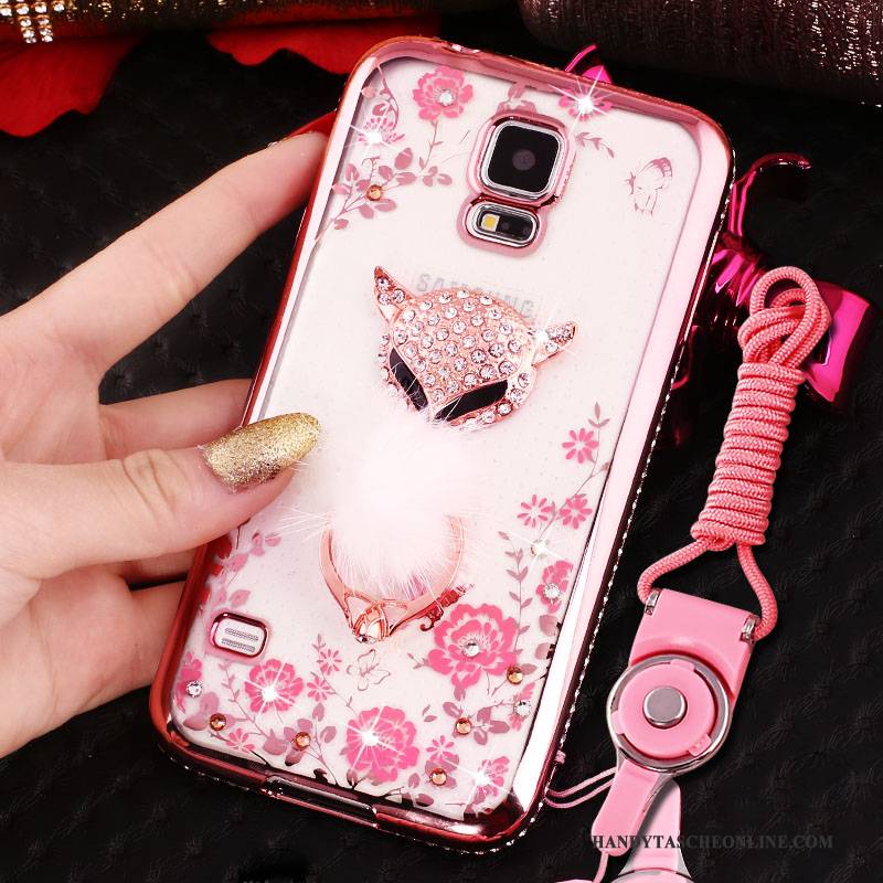 Hülle Samsung Galaxy S4 Strass Handyhüllen Rosa, Case Samsung Galaxy S4 Schutz