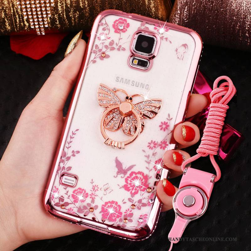 Hülle Samsung Galaxy S4 Strass Handyhüllen Rosa, Case Samsung Galaxy S4 Schutz