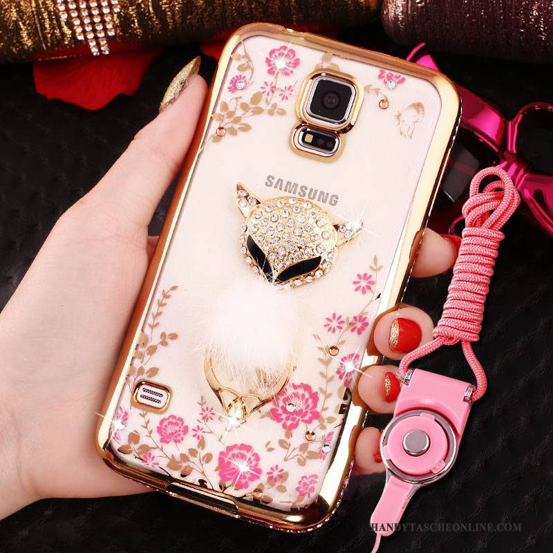 Hülle Samsung Galaxy S4 Strass Handyhüllen Rosa, Case Samsung Galaxy S4 Schutz