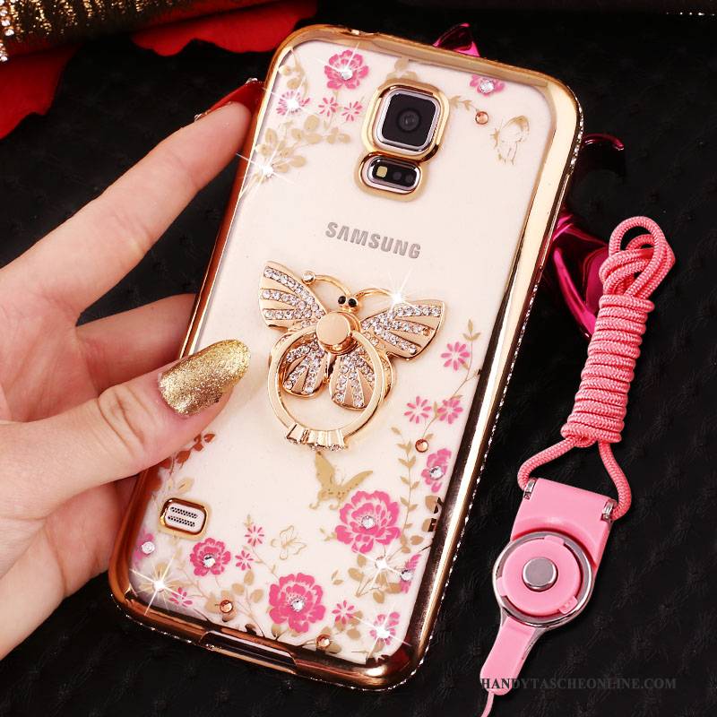 Hülle Samsung Galaxy S4 Strass Handyhüllen Rosa, Case Samsung Galaxy S4 Schutz