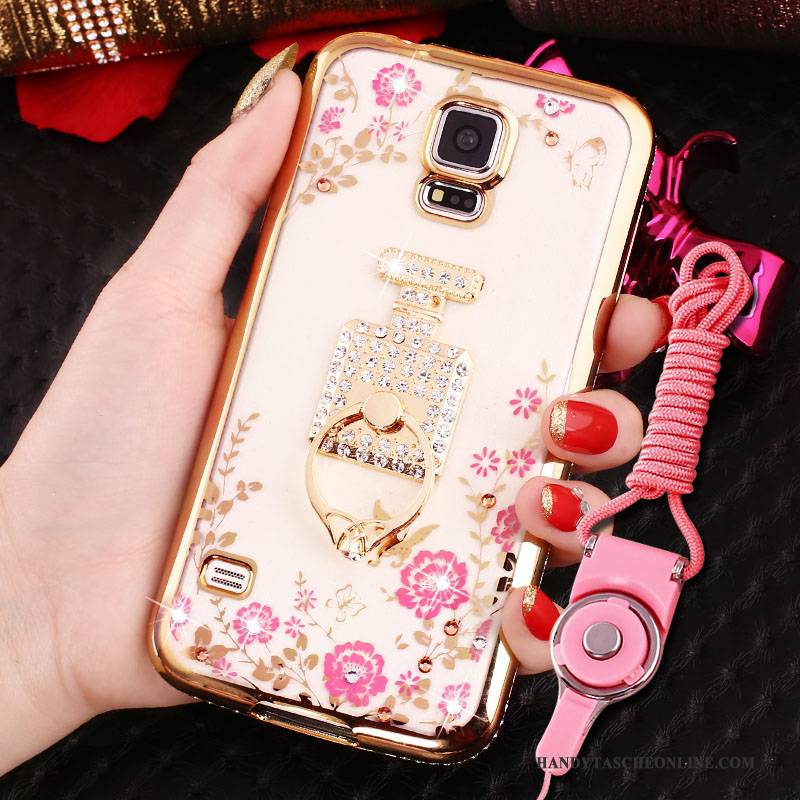 Hülle Samsung Galaxy S4 Strass Handyhüllen Rosa, Case Samsung Galaxy S4 Schutz