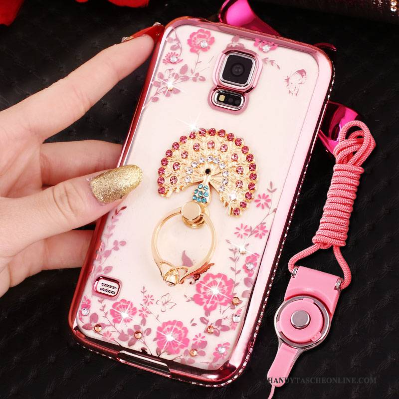 Hülle Samsung Galaxy S4 Strass Handyhüllen Rosa, Case Samsung Galaxy S4 Schutz