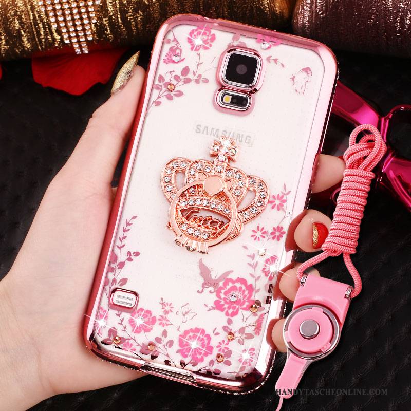 Hülle Samsung Galaxy S4 Strass Handyhüllen Rosa, Case Samsung Galaxy S4 Schutz