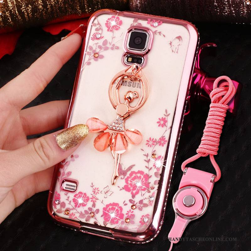 Hülle Samsung Galaxy S4 Strass Handyhüllen Rosa, Case Samsung Galaxy S4 Schutz