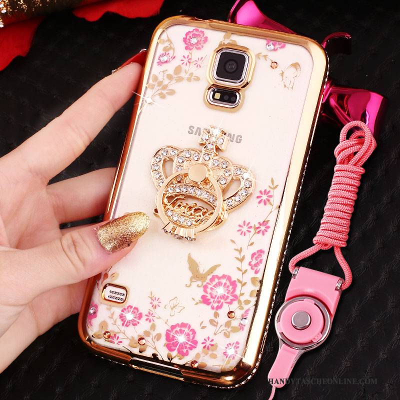 Hülle Samsung Galaxy S4 Strass Handyhüllen Rosa, Case Samsung Galaxy S4 Schutz