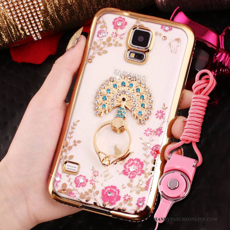 Hülle Samsung Galaxy S4 Strass Handyhüllen Rosa, Case Samsung Galaxy S4 Schutz