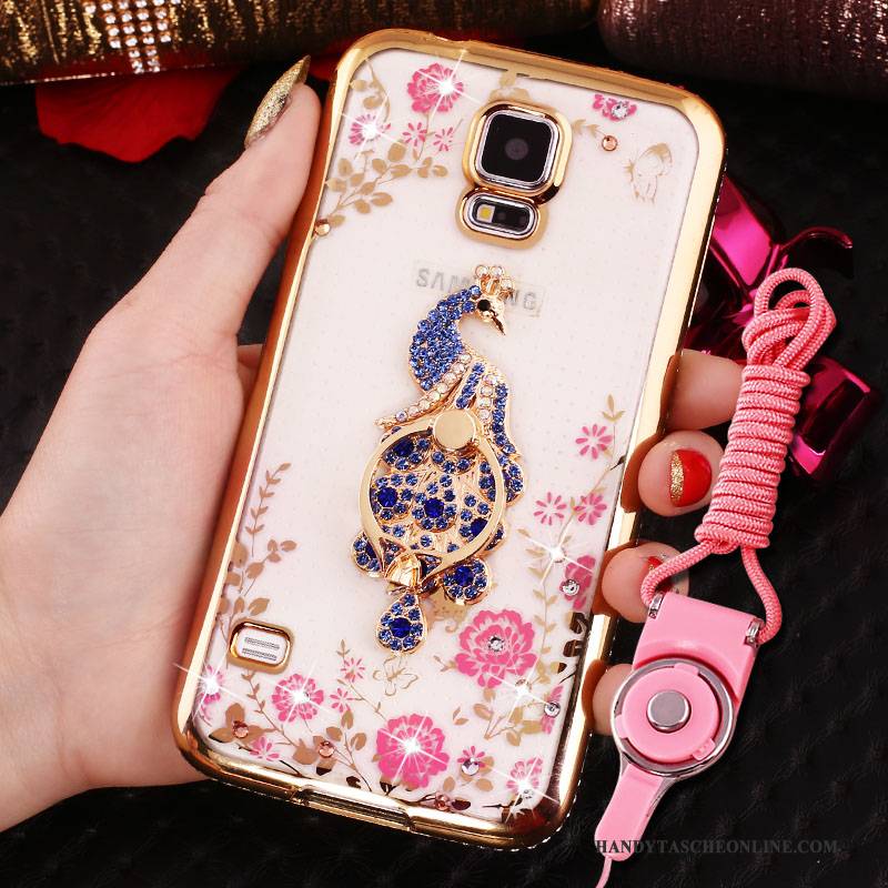 Hülle Samsung Galaxy S4 Strass Handyhüllen Rosa, Case Samsung Galaxy S4 Schutz