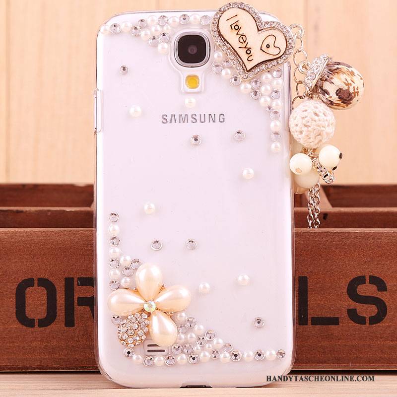 Hülle Samsung Galaxy S4 Strass Handyhüllen Trend, Case Samsung Galaxy S4 Schutz Gold Neu