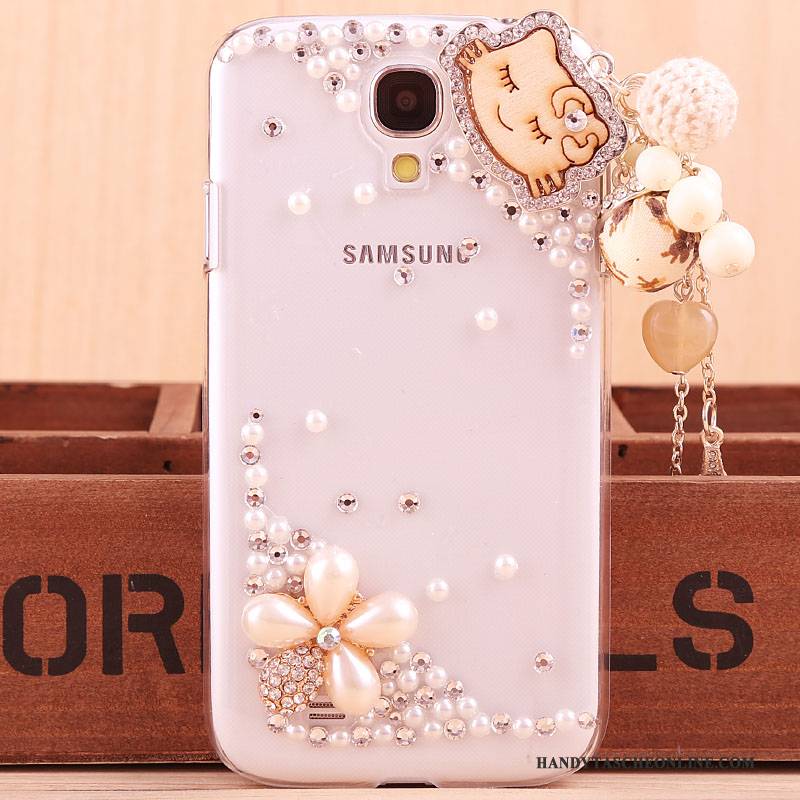 Hülle Samsung Galaxy S4 Strass Handyhüllen Trend, Case Samsung Galaxy S4 Schutz Gold Neu