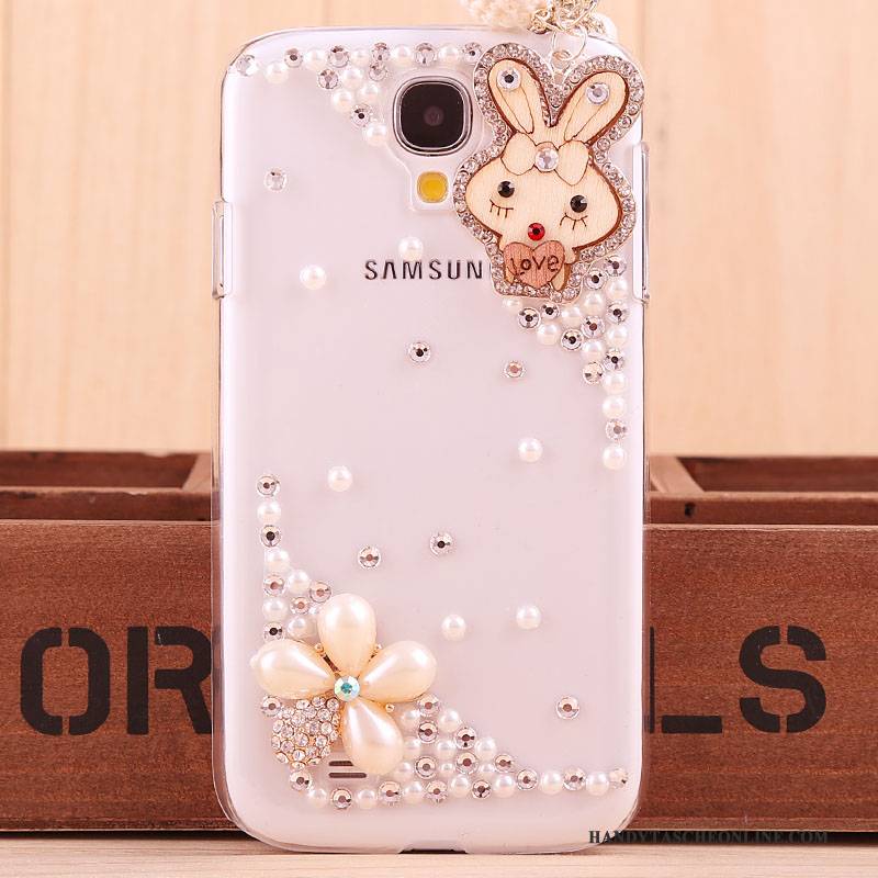 Hülle Samsung Galaxy S4 Strass Handyhüllen Trend, Case Samsung Galaxy S4 Schutz Gold Neu