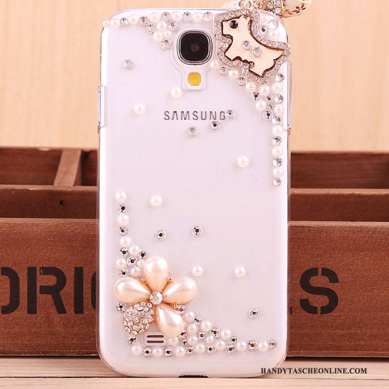 Hülle Samsung Galaxy S4 Strass Handyhüllen Trend, Case Samsung Galaxy S4 Schutz Gold Neu