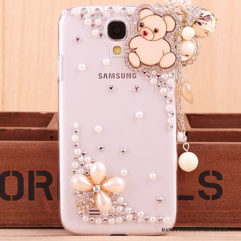 Hülle Samsung Galaxy S4 Strass Handyhüllen Trend, Case Samsung Galaxy S4 Schutz Gold Neu