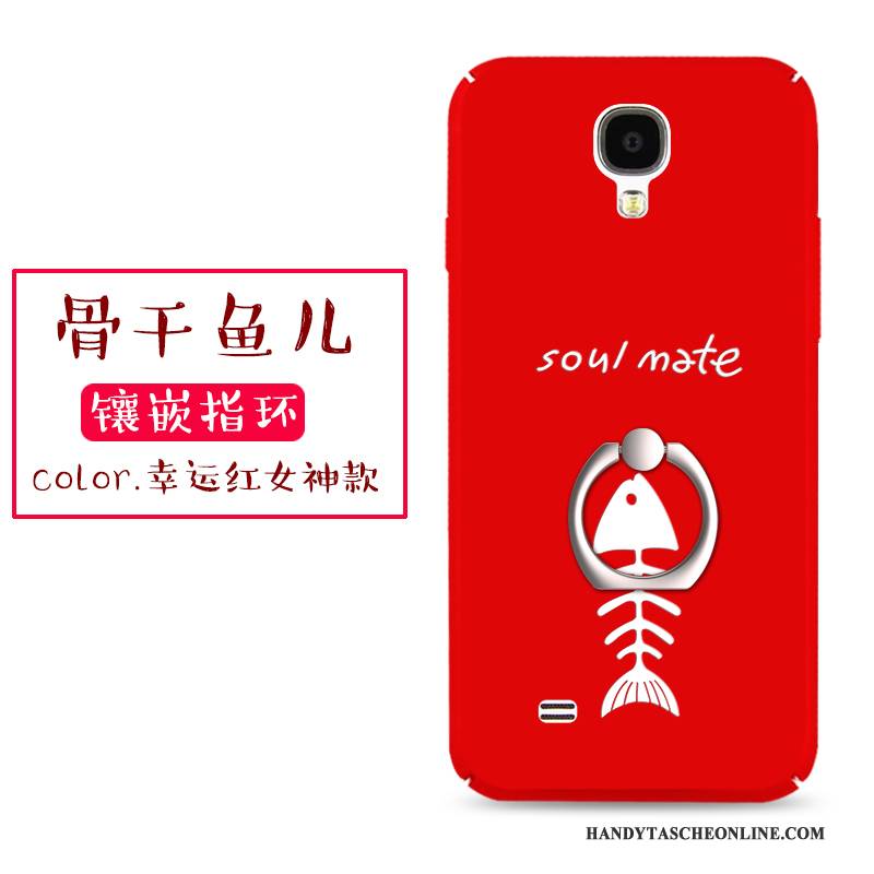 Hülle Samsung Galaxy S4 Taschen Nubuck Rot, Case Samsung Galaxy S4 Schutz Handyhüllen Schwer