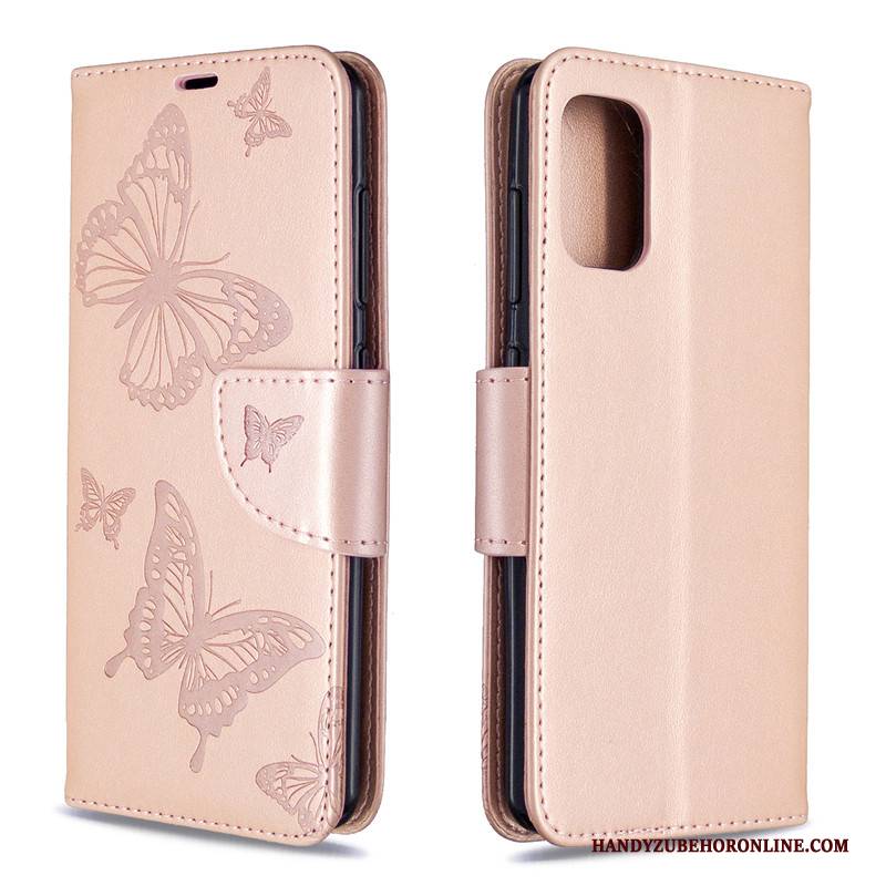 Hülle Samsung Galaxy S41 Schutz Handyhüllen Grün, Case Samsung Galaxy S41 Folio Schmetterling Prägung