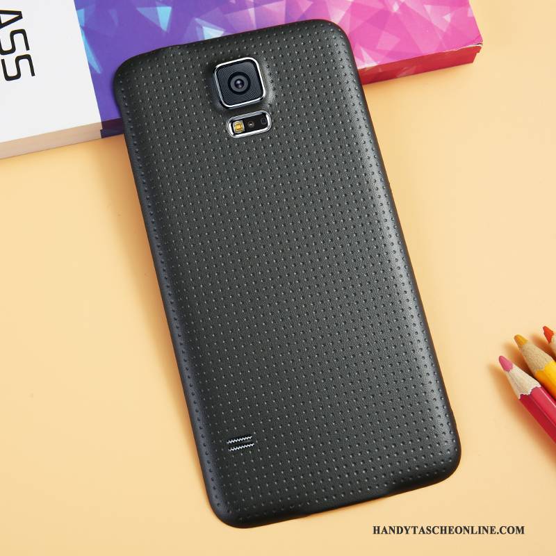 Hülle Samsung Galaxy S5 Farbe Gold Weiß, Case Samsung Galaxy S5 Hintere Abdeckung Schwarz