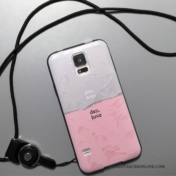 Hülle Samsung Galaxy S5 Farbe Handyhüllen Anti-sturz, Case Samsung Galaxy S5 Weiche Nette Trend