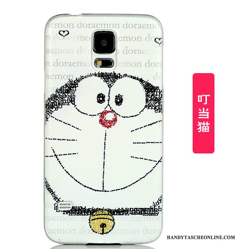 Hülle Samsung Galaxy S5 Karikatur Handyhüllen Hintere Abdeckung, Case Samsung Galaxy S5 Schutz Hellblau Schlank