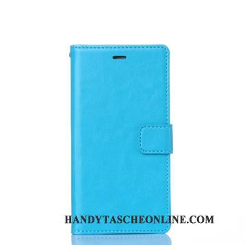 Hülle Samsung Galaxy S5 Lederhülle Handyhüllen Blau, Case Samsung Galaxy S5 Schutz