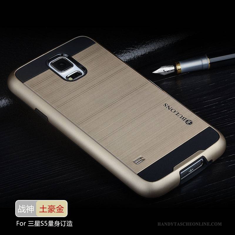 Hülle Samsung Galaxy S5 Schutz Stoff Grenze, Case Samsung Galaxy S5 Weiche Anti-sturz Handyhüllen