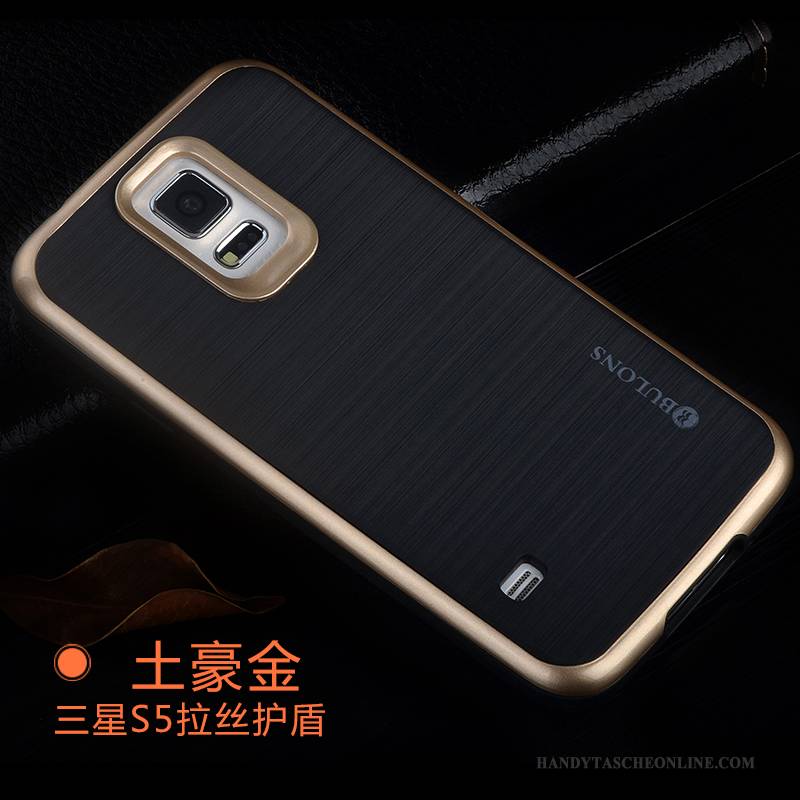 Hülle Samsung Galaxy S5 Schutz Stoff Grenze, Case Samsung Galaxy S5 Weiche Anti-sturz Handyhüllen