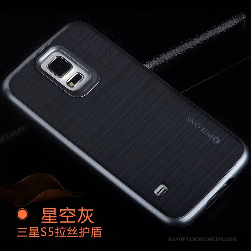 Hülle Samsung Galaxy S5 Schutz Stoff Grenze, Case Samsung Galaxy S5 Weiche Anti-sturz Handyhüllen