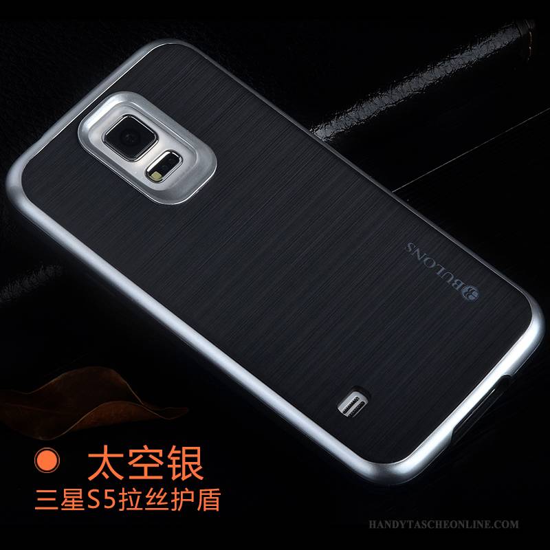 Hülle Samsung Galaxy S5 Schutz Stoff Grenze, Case Samsung Galaxy S5 Weiche Anti-sturz Handyhüllen