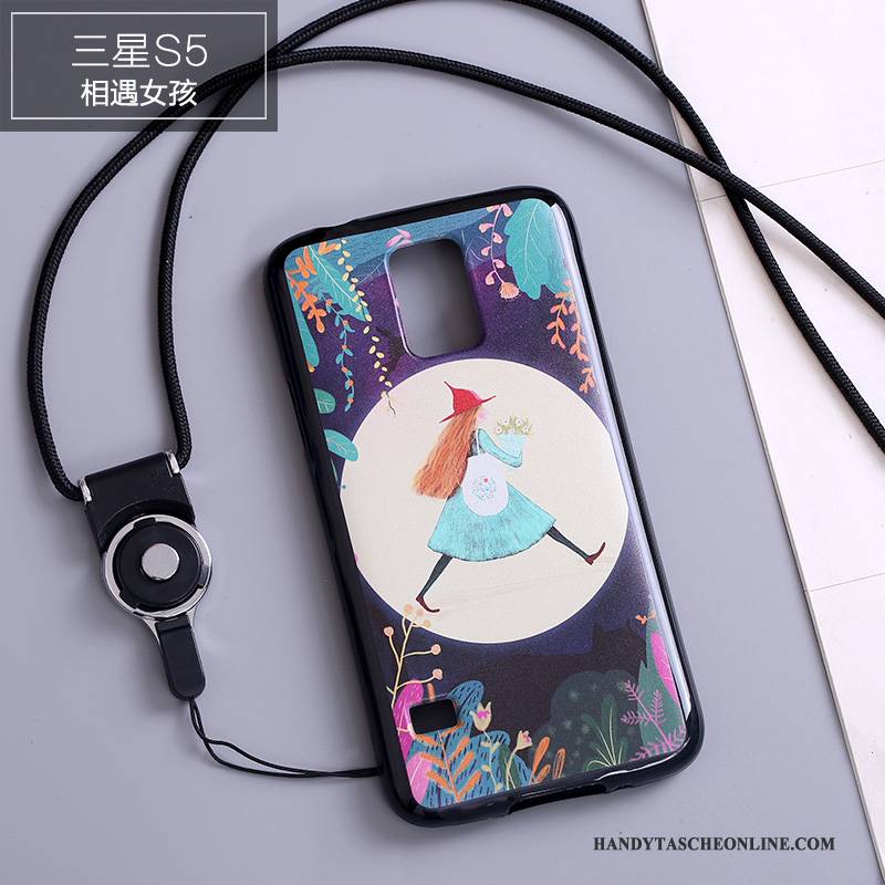 Hülle Samsung Galaxy S5 Silikon Trend Handyhüllen, Case Samsung Galaxy S5 Weiche Nette Persönlichkeit