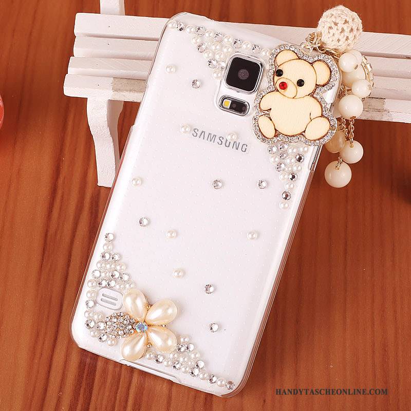 Hülle Samsung Galaxy S5 Strass Lila Handyhüllen, Case Samsung Galaxy S5 Schutz Schwer Trend